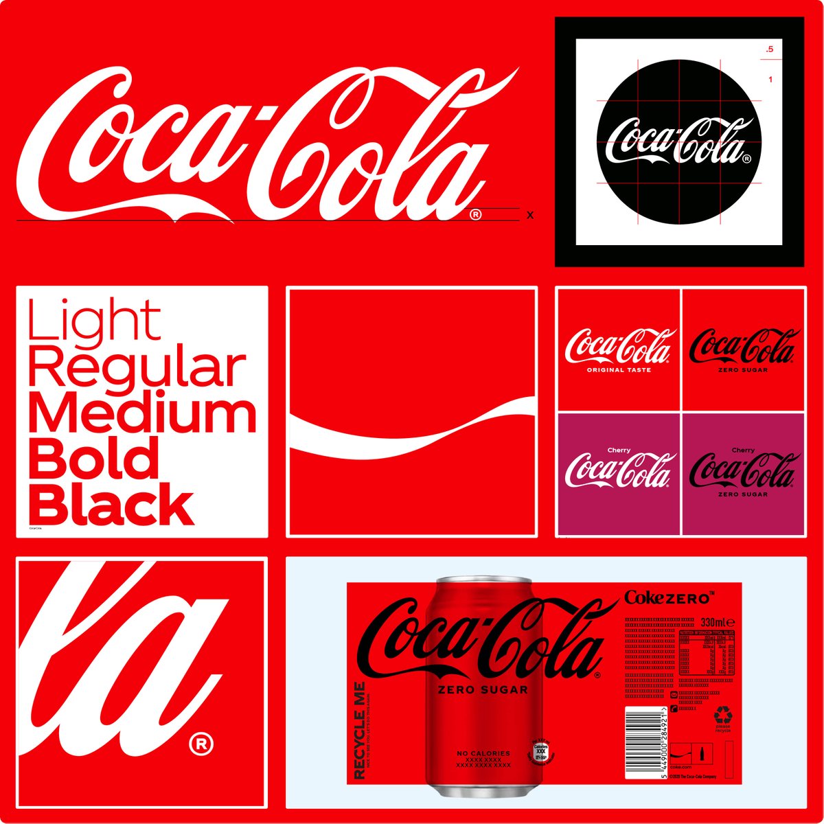 Ukázka brandu Coca-Coly