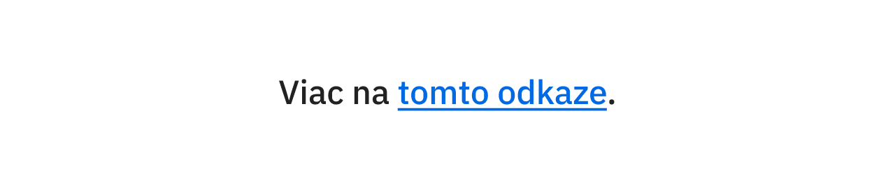 Ukázka odkazu v uživatelském rozhraní